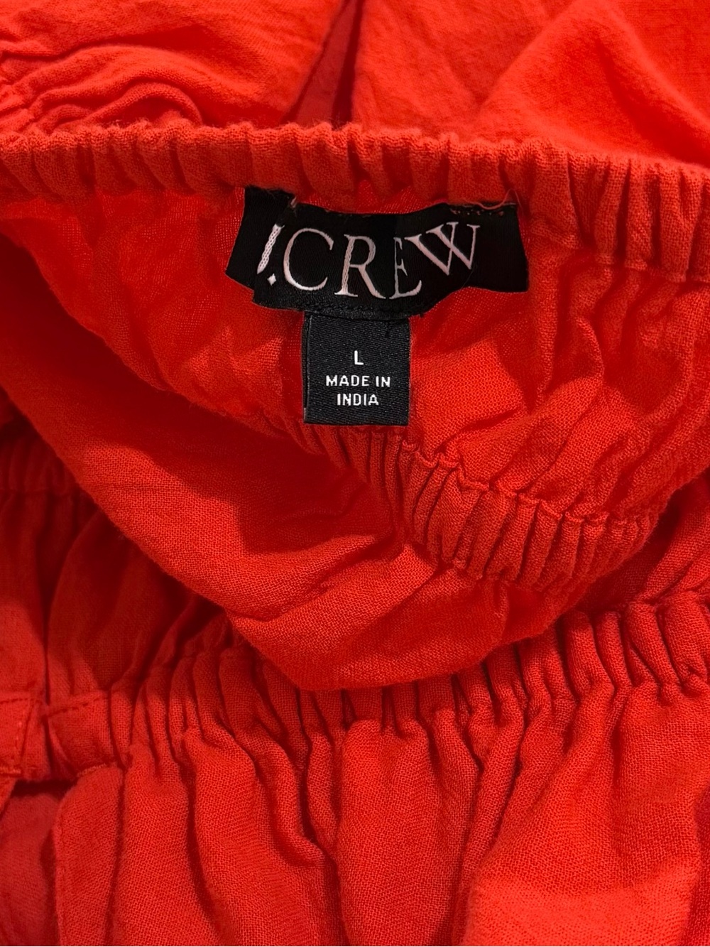 J. Crew Vibrant Red Beach Cotton Halter Dress NWOT Top Rated - Picture 2 of 6